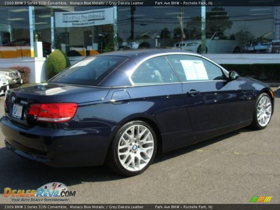 2009 BMW 3 Series 328i Convertible Monaco Blue Metallic / Grey Dakota Leather Photo #15