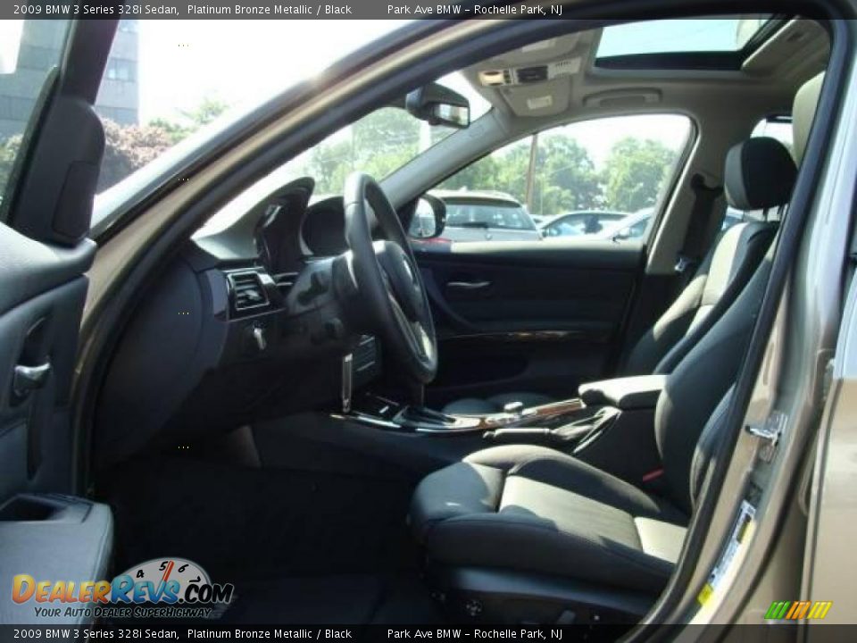 2009 BMW 3 Series 328i Sedan Platinum Bronze Metallic / Black Photo #10