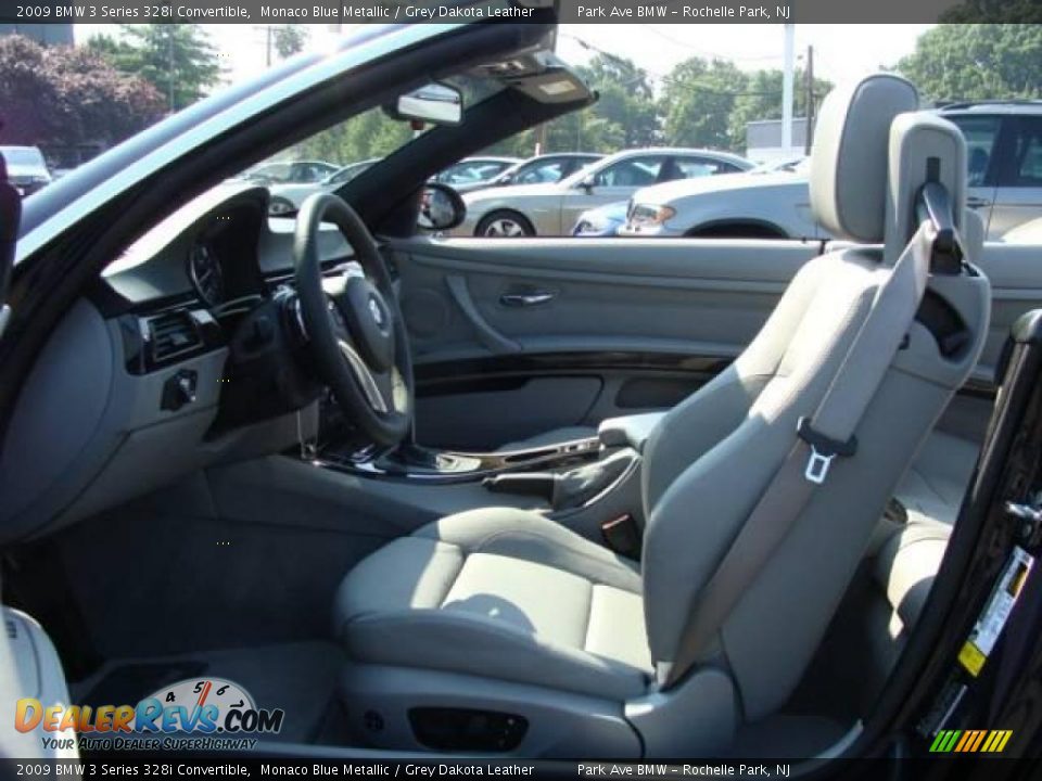 2009 BMW 3 Series 328i Convertible Monaco Blue Metallic / Grey Dakota Leather Photo #17