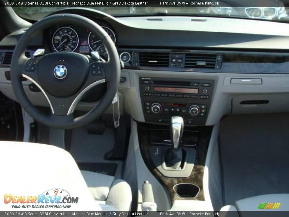 2009 BMW 3 Series 328i Convertible Monaco Blue Metallic / Grey Dakota Leather Photo #19
