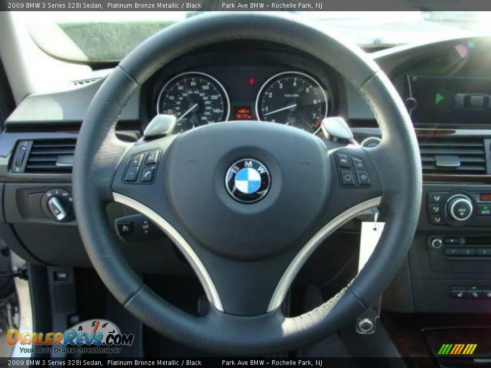 2009 BMW 3 Series 328i Sedan Platinum Bronze Metallic / Black Photo #13