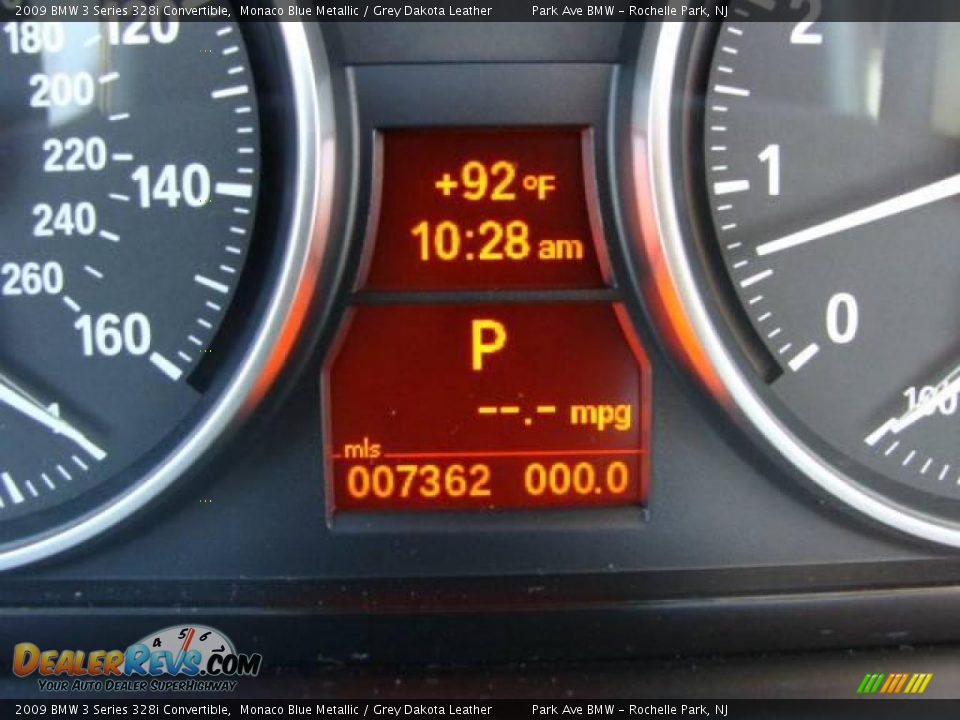 2009 BMW 3 Series 328i Convertible Monaco Blue Metallic / Grey Dakota Leather Photo #21