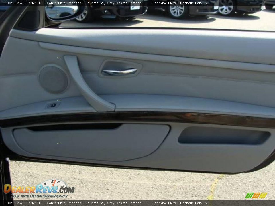 2009 BMW 3 Series 328i Convertible Monaco Blue Metallic / Grey Dakota Leather Photo #25