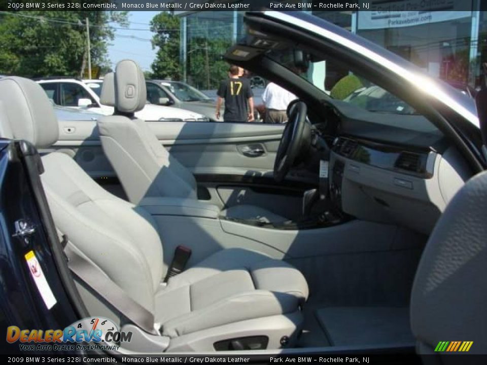 2009 BMW 3 Series 328i Convertible Monaco Blue Metallic / Grey Dakota Leather Photo #26