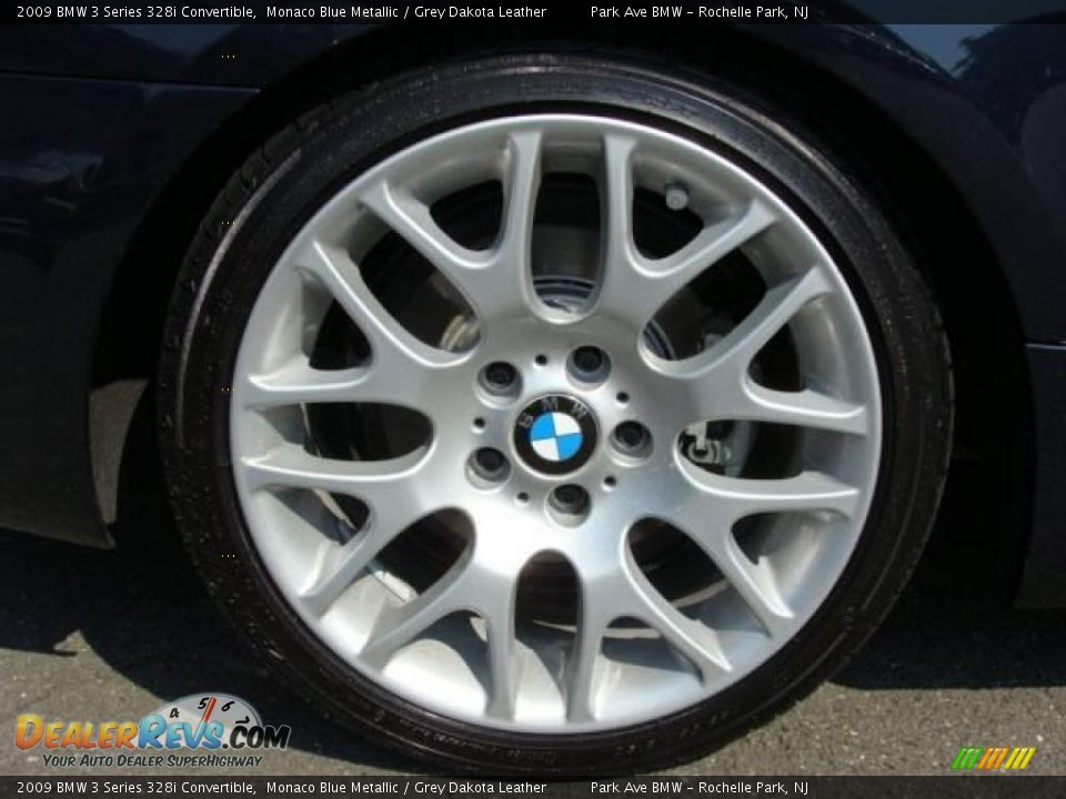 2009 BMW 3 Series 328i Convertible Monaco Blue Metallic / Grey Dakota Leather Photo #28