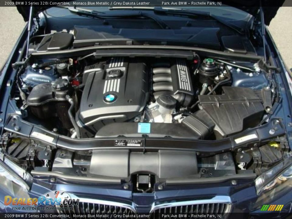 2009 BMW 3 Series 328i Convertible Monaco Blue Metallic / Grey Dakota Leather Photo #30