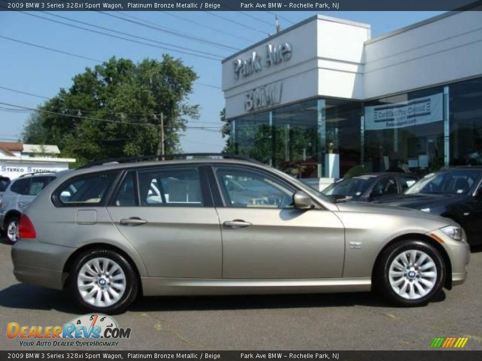 2009 BMW 3 Series 328xi Sport Wagon Platinum Bronze Metallic / Beige Photo #1