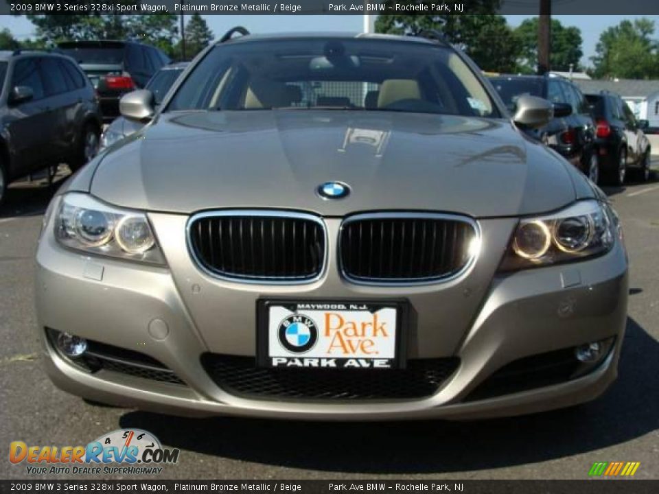 2009 BMW 3 Series 328xi Sport Wagon Platinum Bronze Metallic / Beige Photo #3