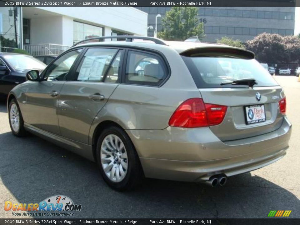 2009 BMW 3 Series 328xi Sport Wagon Platinum Bronze Metallic / Beige Photo #6