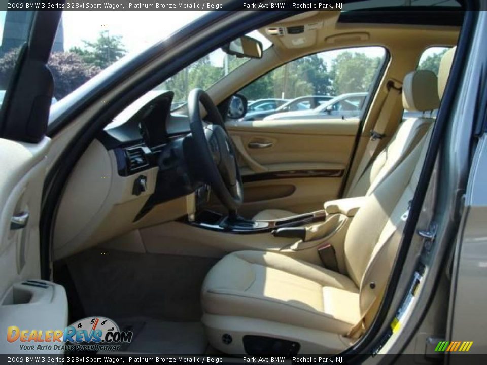 2009 BMW 3 Series 328xi Sport Wagon Platinum Bronze Metallic / Beige Photo #10