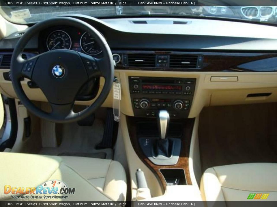 2009 BMW 3 Series 328xi Sport Wagon Platinum Bronze Metallic / Beige Photo #12