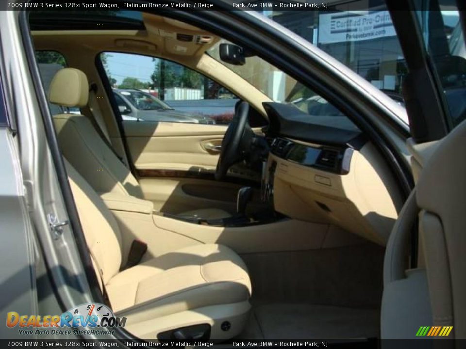2009 BMW 3 Series 328xi Sport Wagon Platinum Bronze Metallic / Beige Photo #22