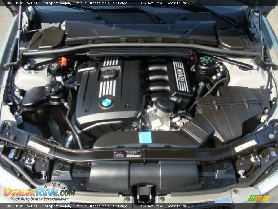 2009 BMW 3 Series 328xi Sport Wagon Platinum Bronze Metallic / Beige Photo #25