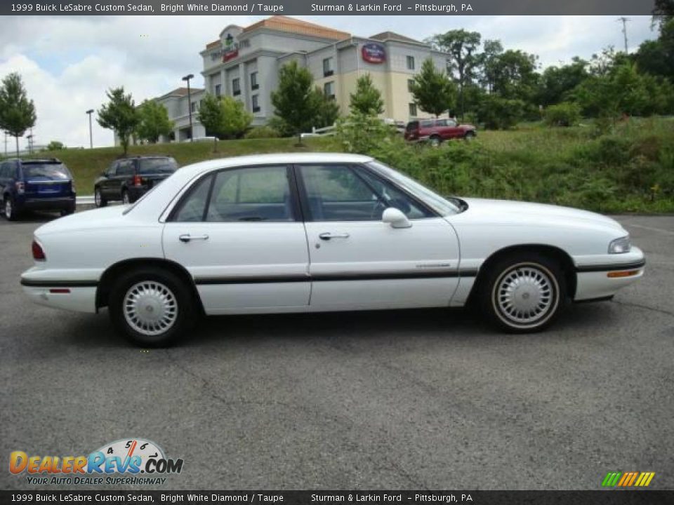 1999 Buick LeSabre Custom Sedan Bright White Diamond / Taupe Photo #2