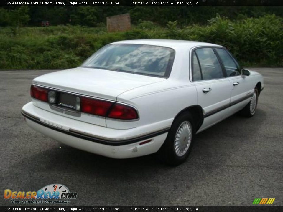 1999 Buick LeSabre Custom Sedan Bright White Diamond / Taupe Photo #3