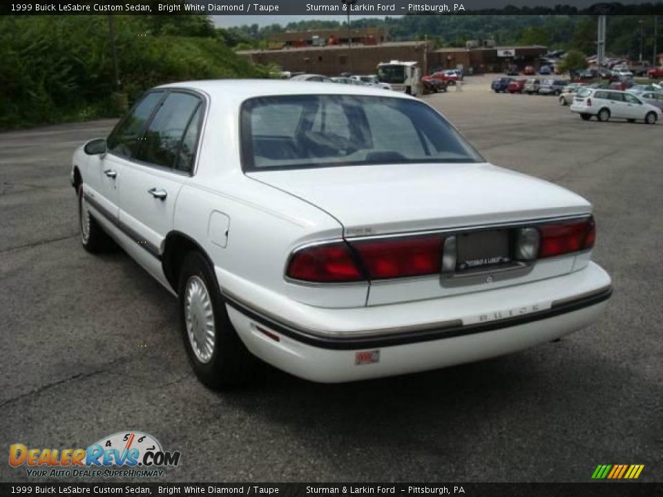 1999 Buick LeSabre Custom Sedan Bright White Diamond / Taupe Photo #5