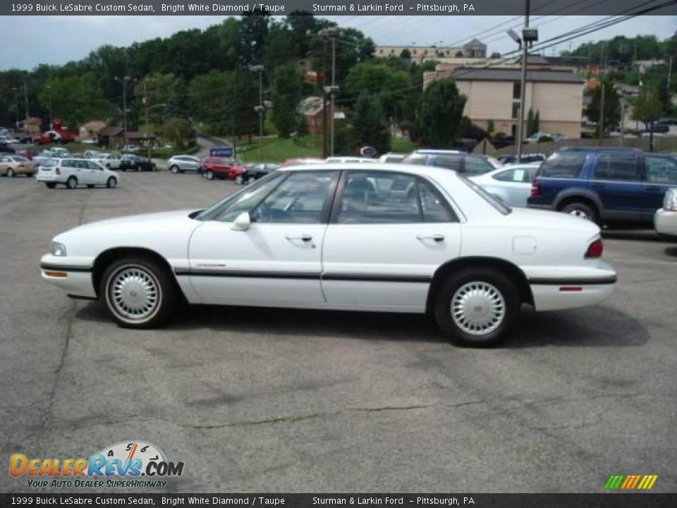 1999 Buick LeSabre Custom Sedan Bright White Diamond / Taupe Photo #6