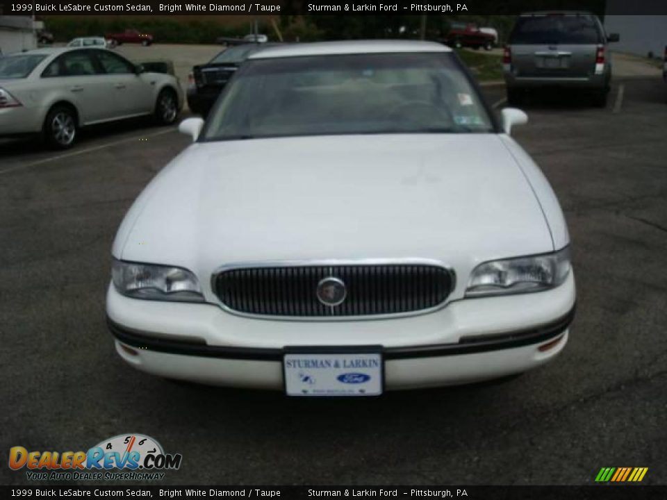 1999 Buick LeSabre Custom Sedan Bright White Diamond / Taupe Photo #8