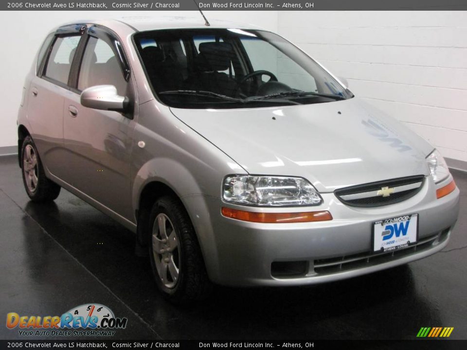 2006 Chevrolet Aveo LS Hatchback Cosmic Silver / Charcoal Photo #1