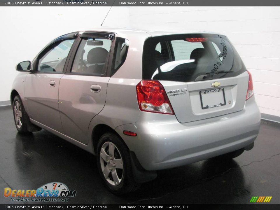 2006 Chevrolet Aveo LS Hatchback Cosmic Silver / Charcoal Photo #3