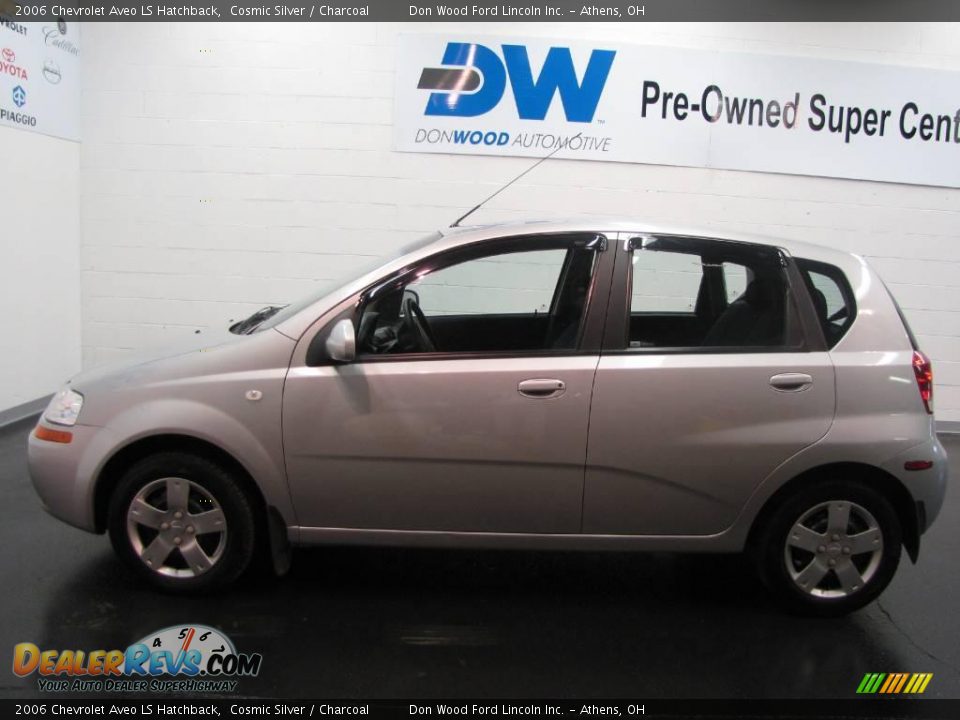 2006 Chevrolet Aveo LS Hatchback Cosmic Silver / Charcoal Photo #5