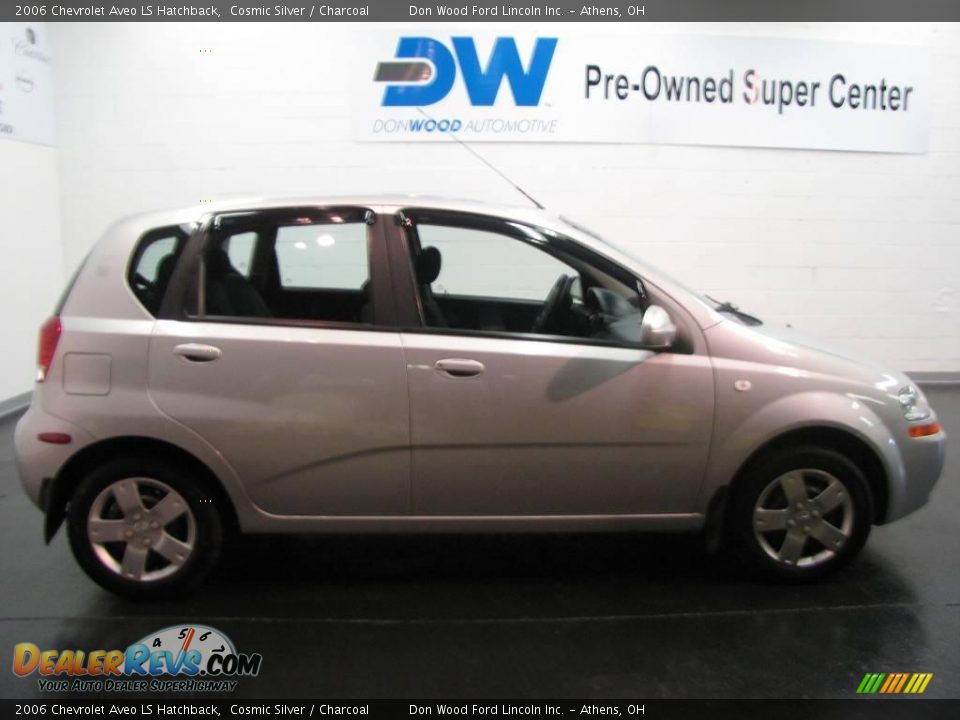 2006 Chevrolet Aveo LS Hatchback Cosmic Silver / Charcoal Photo #6