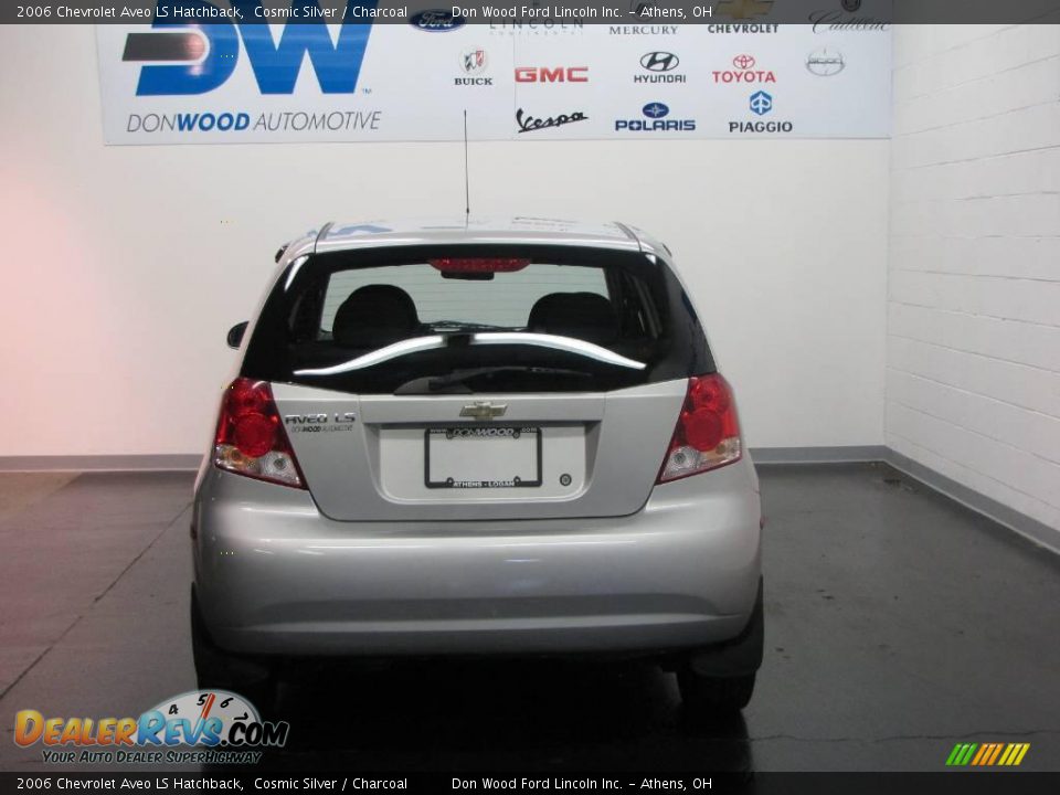 2006 Chevrolet Aveo LS Hatchback Cosmic Silver / Charcoal Photo #7