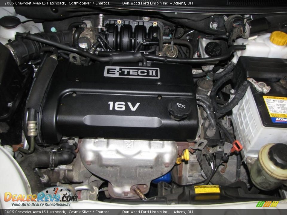 2006 Chevrolet Aveo LS Hatchback Cosmic Silver / Charcoal Photo #23