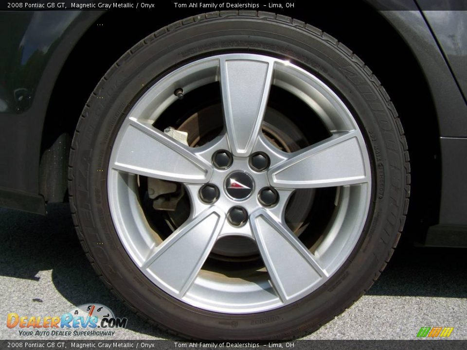 2008 Pontiac G8 GT Magnetic Gray Metallic / Onyx Photo #8