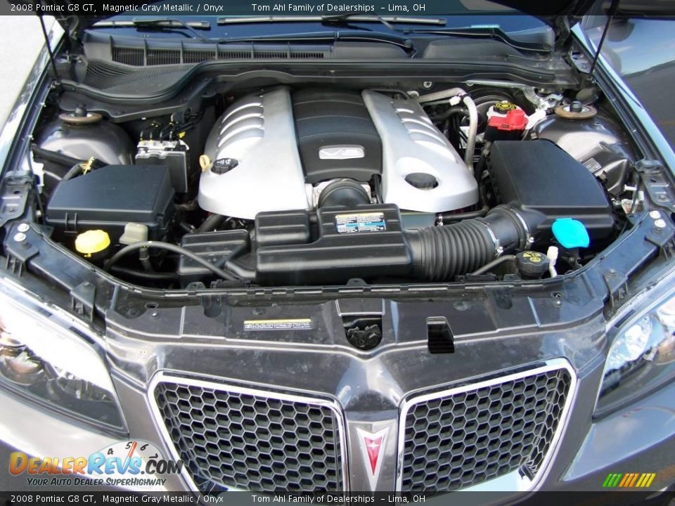 2008 Pontiac G8 GT Magnetic Gray Metallic / Onyx Photo #14