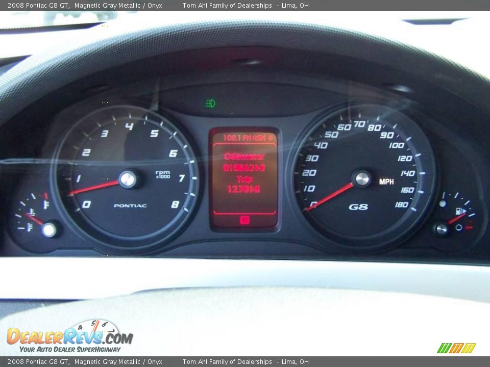 2008 Pontiac G8 GT Magnetic Gray Metallic / Onyx Photo #15