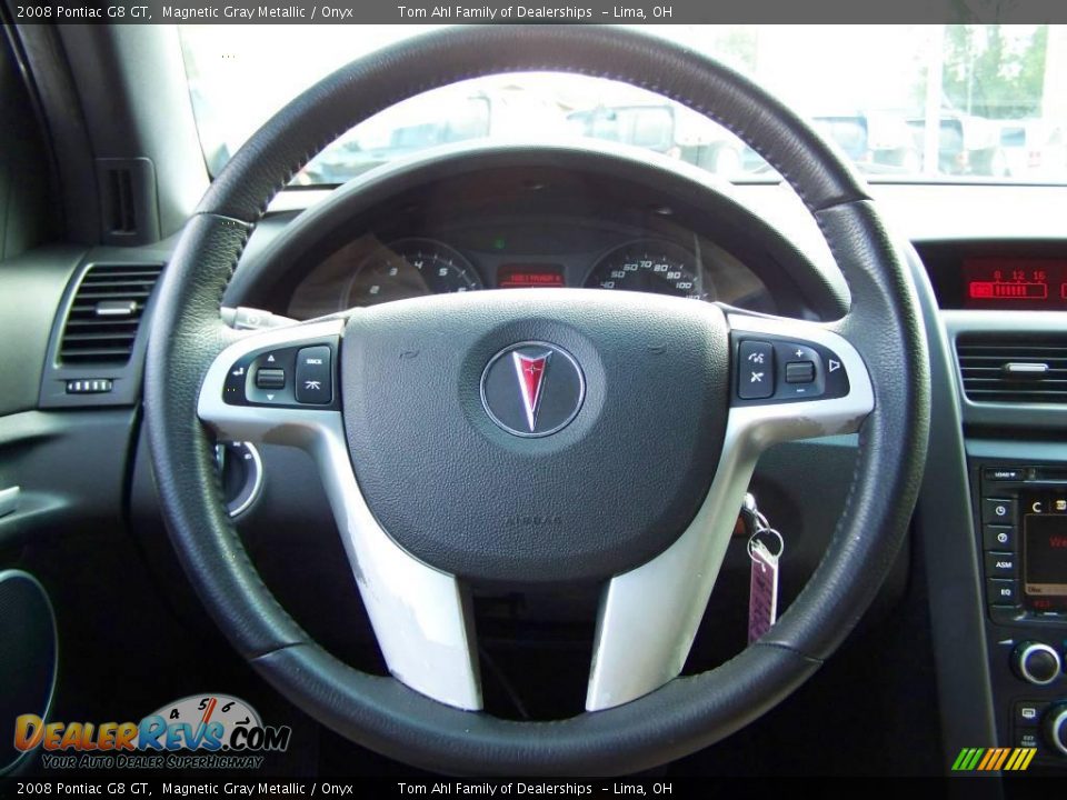 2008 Pontiac G8 GT Magnetic Gray Metallic / Onyx Photo #16