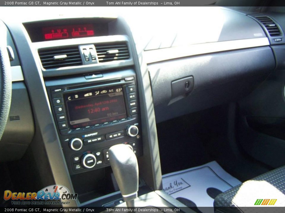 2008 Pontiac G8 GT Magnetic Gray Metallic / Onyx Photo #17