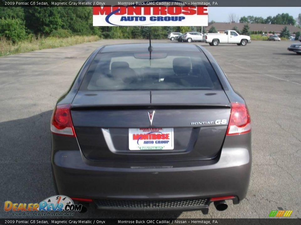 2009 Pontiac G8 Sedan Magnetic Gray Metallic / Onyx Photo #4