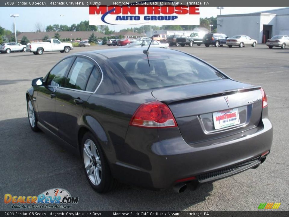 2009 Pontiac G8 Sedan Magnetic Gray Metallic / Onyx Photo #5