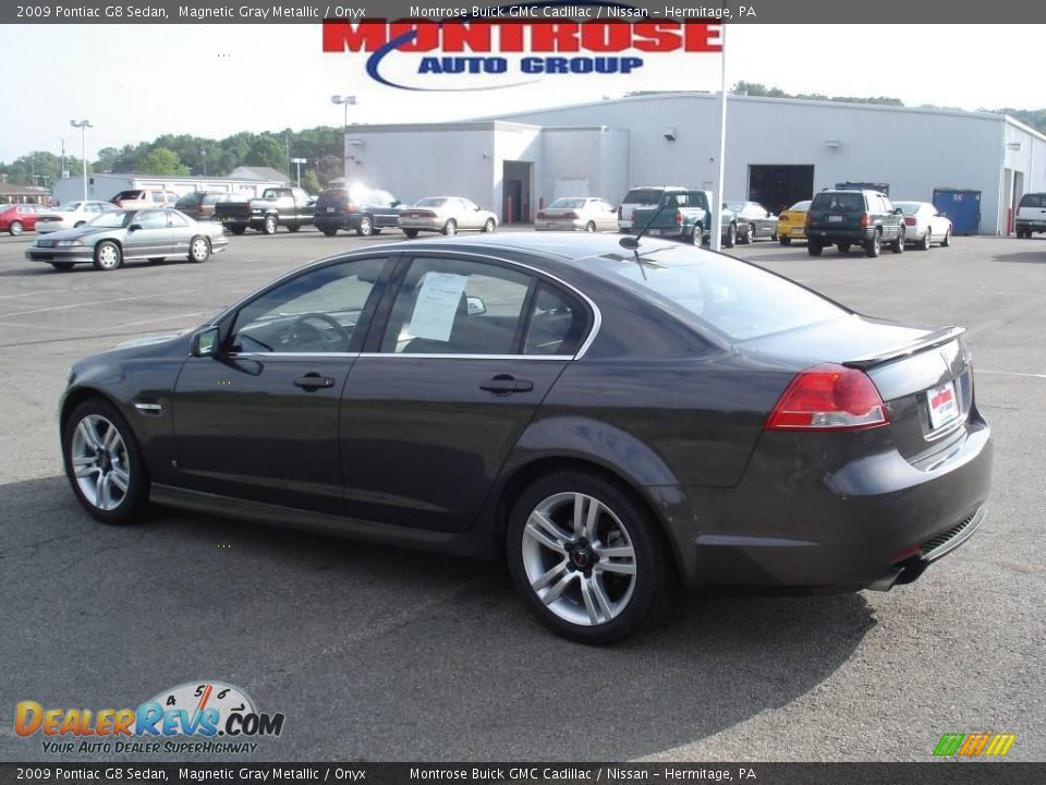 2009 Pontiac G8 Sedan Magnetic Gray Metallic / Onyx Photo #6