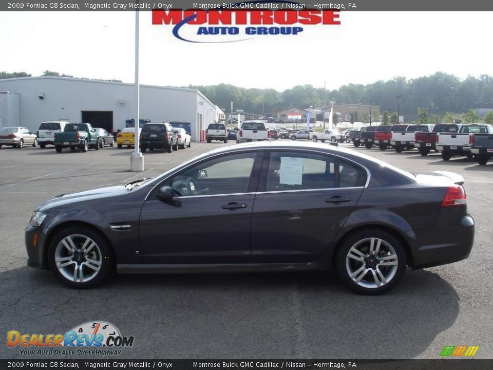 2009 Pontiac G8 Sedan Magnetic Gray Metallic / Onyx Photo #7