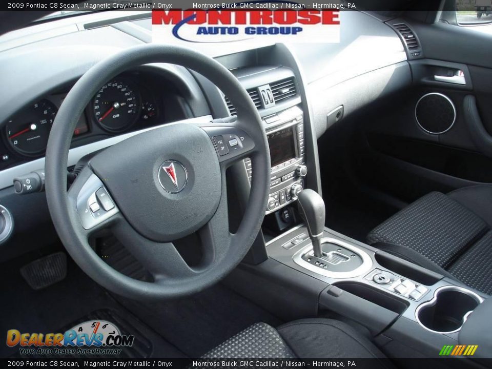 2009 Pontiac G8 Sedan Magnetic Gray Metallic / Onyx Photo #9
