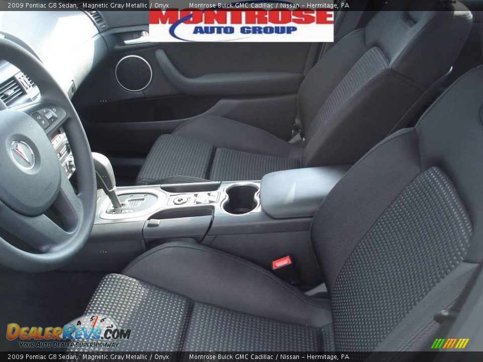 2009 Pontiac G8 Sedan Magnetic Gray Metallic / Onyx Photo #10