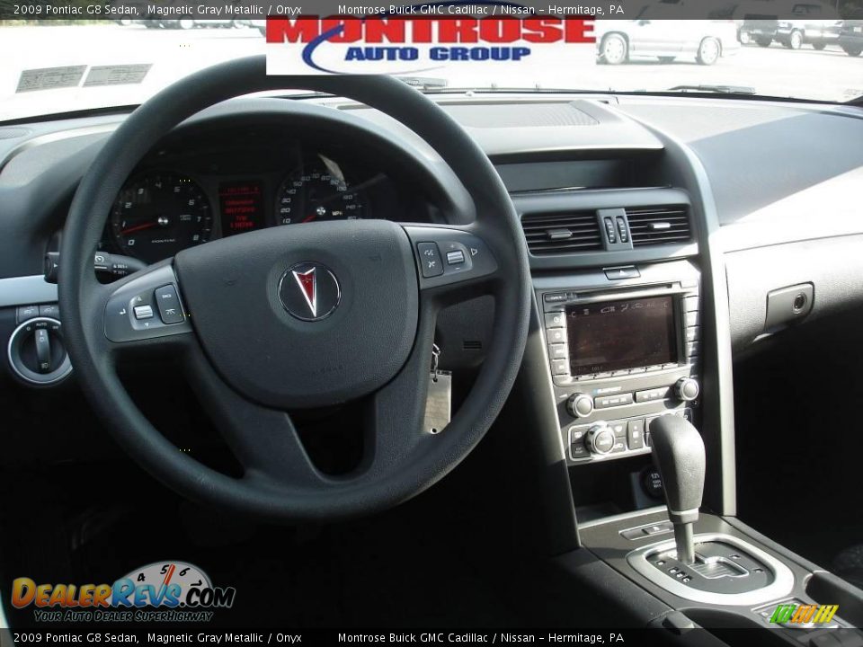 2009 Pontiac G8 Sedan Magnetic Gray Metallic / Onyx Photo #13