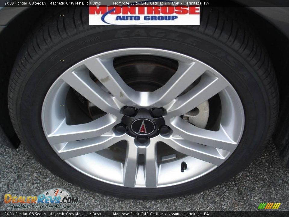 2009 Pontiac G8 Sedan Magnetic Gray Metallic / Onyx Photo #18