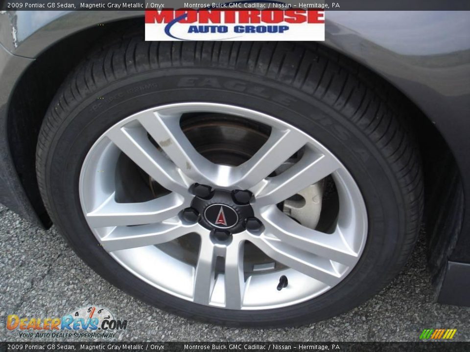 2009 Pontiac G8 Sedan Magnetic Gray Metallic / Onyx Photo #19