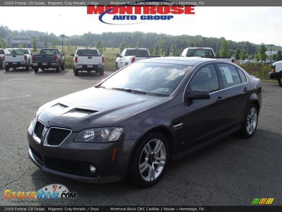 2009 Pontiac G8 Sedan Magnetic Gray Metallic / Onyx Photo #20