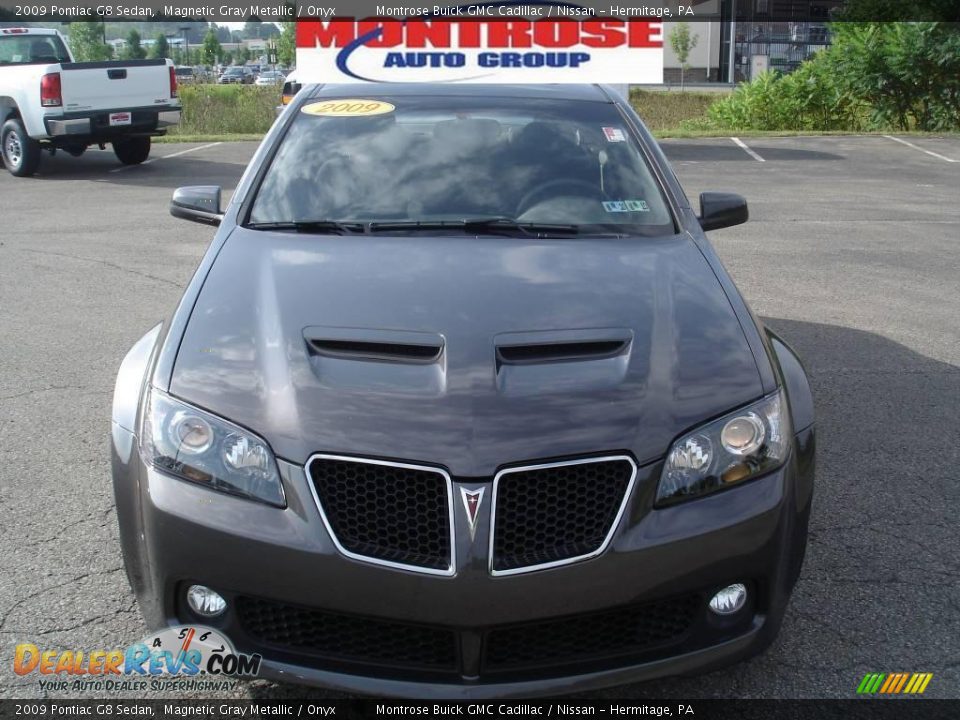 2009 Pontiac G8 Sedan Magnetic Gray Metallic / Onyx Photo #22