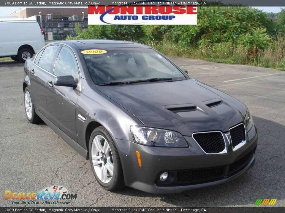 2009 Pontiac G8 Sedan Magnetic Gray Metallic / Onyx Photo #23