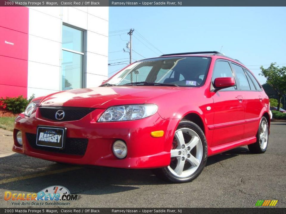 2003 Mazda Protege 5 Wagon Classic Red / Off Black Photo #1