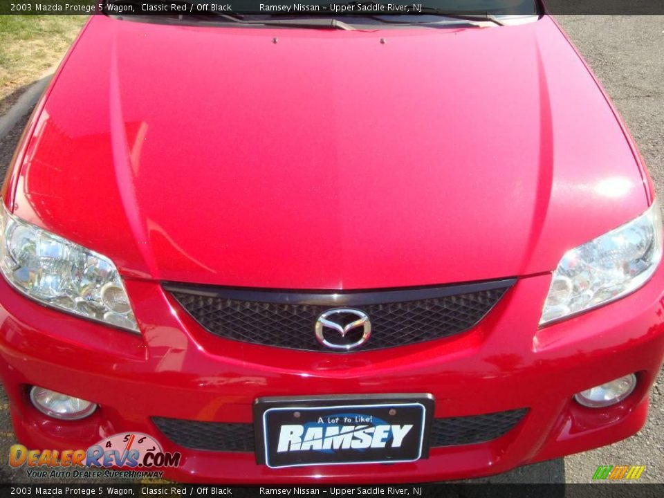 2003 Mazda Protege 5 Wagon Classic Red / Off Black Photo #15