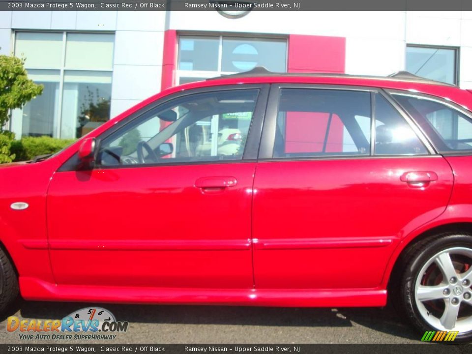 2003 Mazda Protege 5 Wagon Classic Red / Off Black Photo #17
