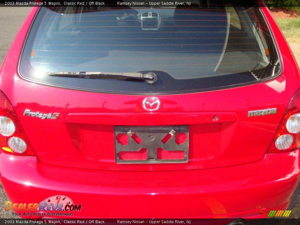 2003 Mazda Protege 5 Wagon Classic Red / Off Black Photo #19