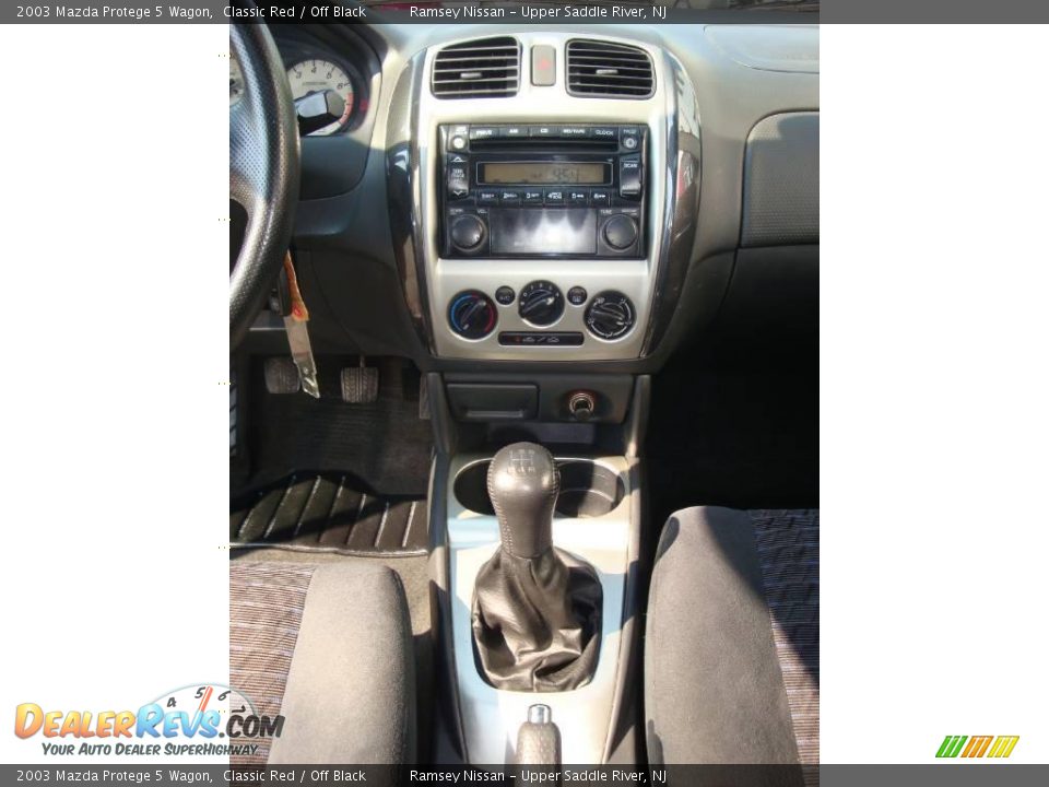 2003 Mazda Protege 5 Wagon Classic Red / Off Black Photo #32